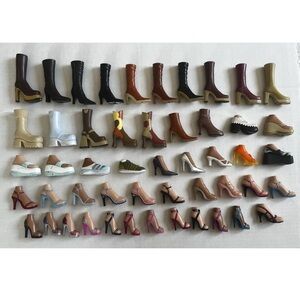 Bratz Doll Single Shoe Lot 50 Shoes Boots Heels